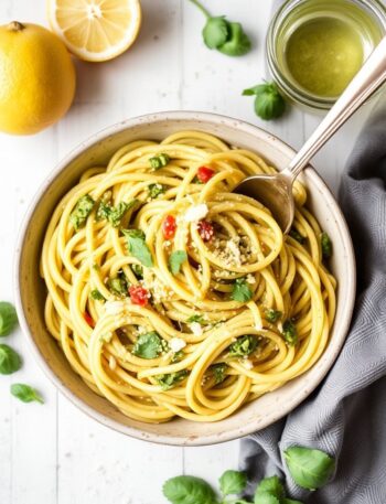 Lemon Pesto Pasta