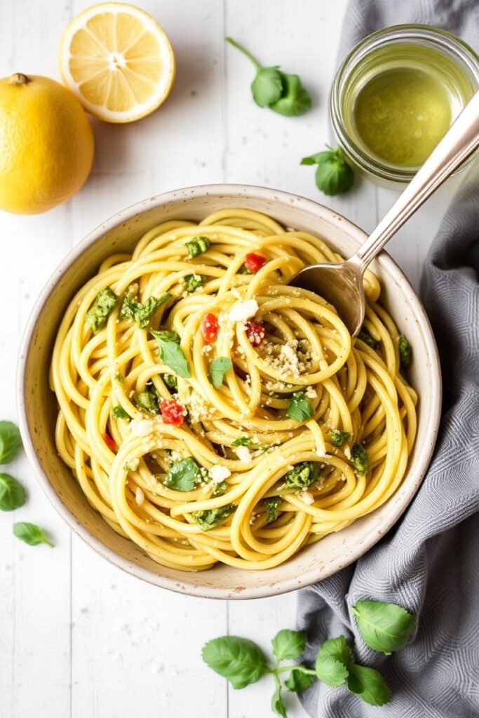 Lemon Pesto Pasta